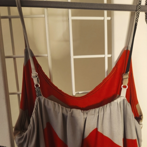 S Twelve Chevron Maxi Dress Size Large - Picture 6 of 10